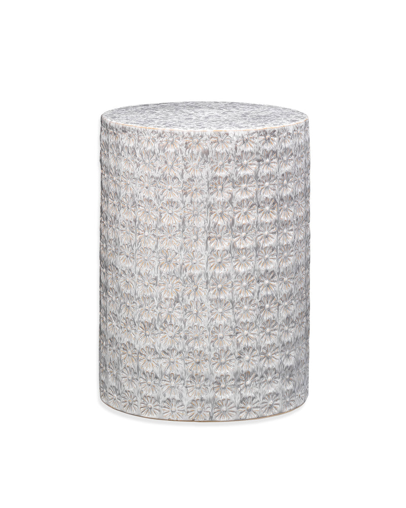 wildflower side table - cream