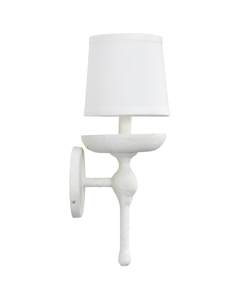 concord wall sconce white