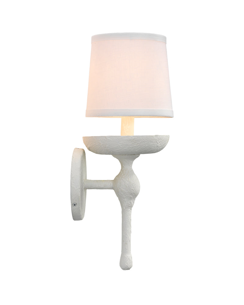 concord wall sconce white