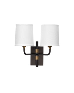 lawton double arm wall sconce