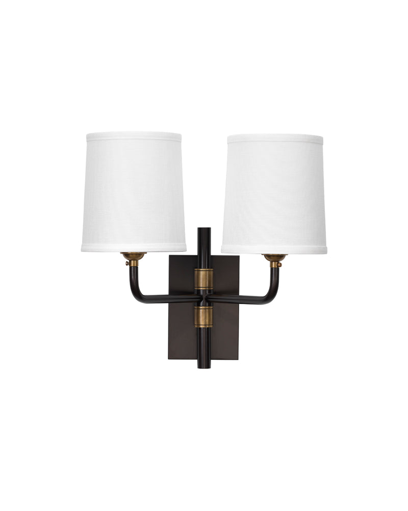 lawton double arm wall sconce