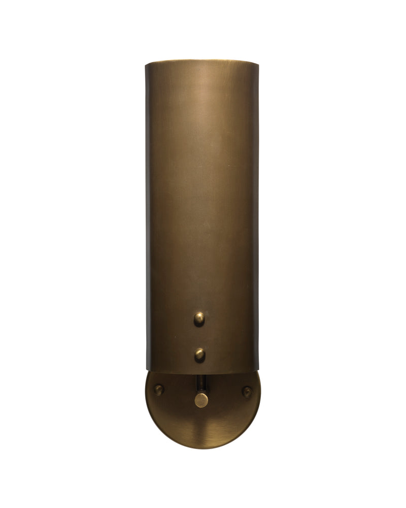 olympic wall sconce brass