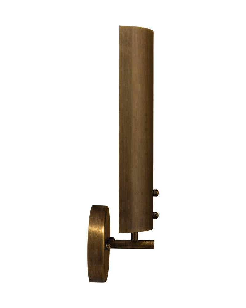 olympic wall sconce brass