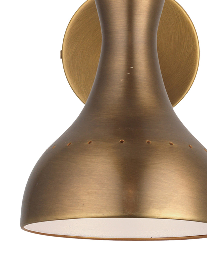 pisa wall sconce antique brass