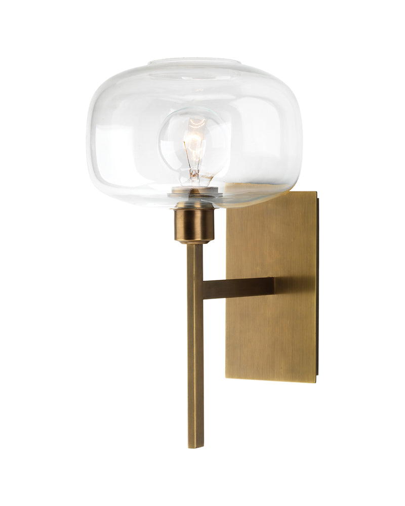 scando mod sconce antique brass