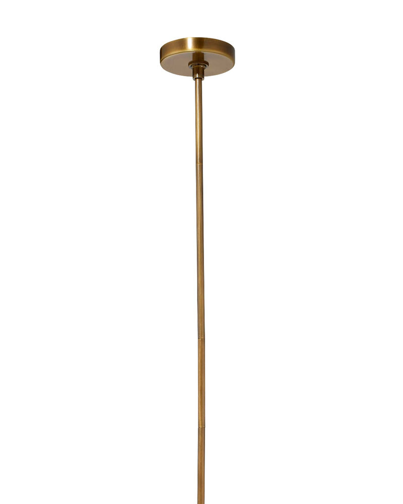 cambrai brass & glass pendant