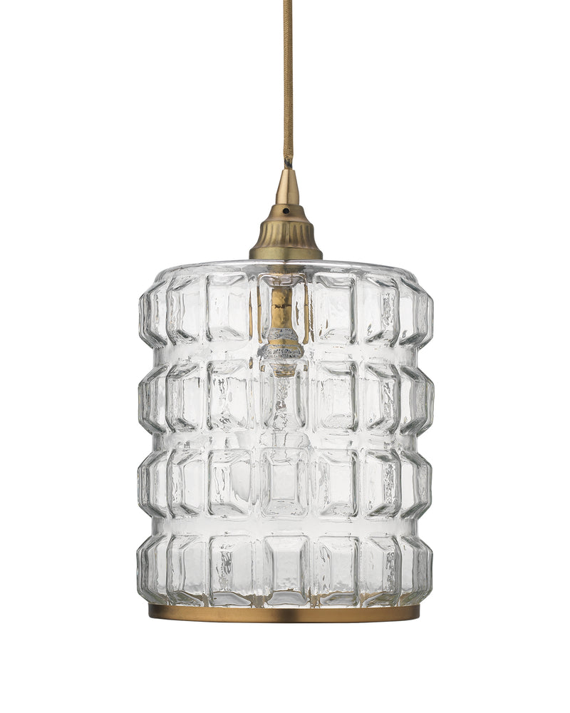 madison pendant brass