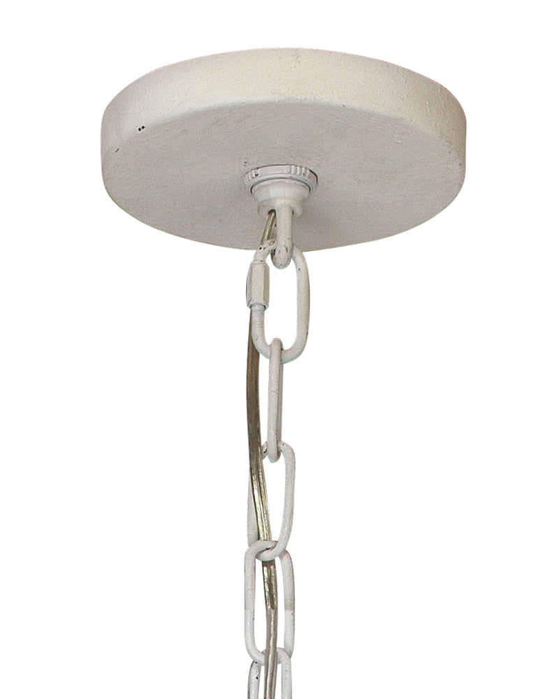 mercer chandelier white