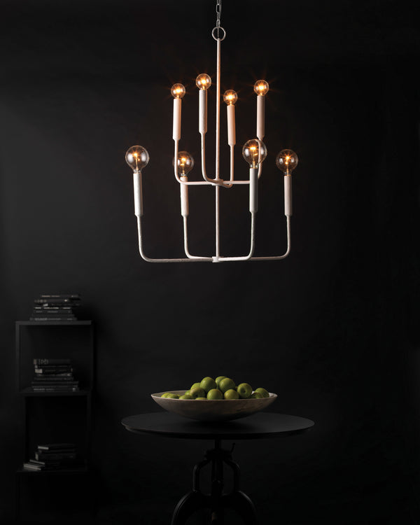 Mercer Chandelier White