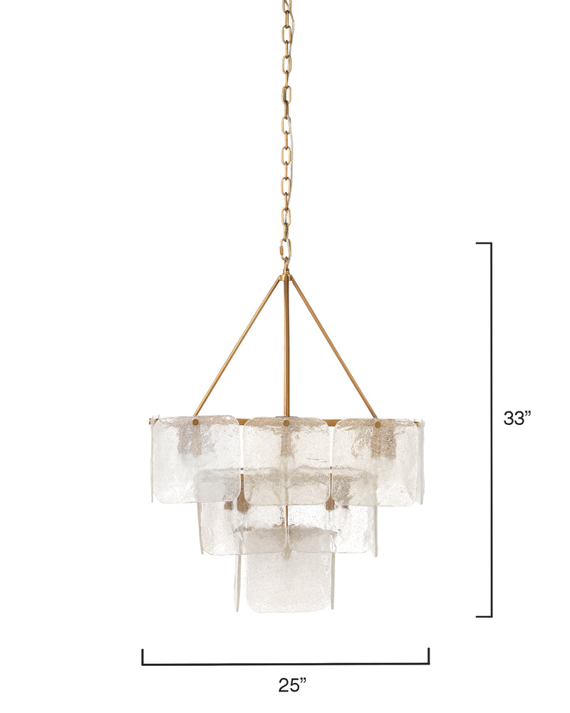perignon three tier chandelier