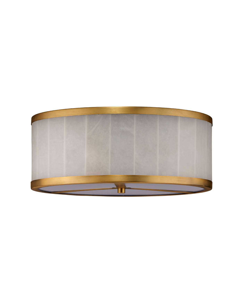 upsala alabaster flush mount ceiling light - large