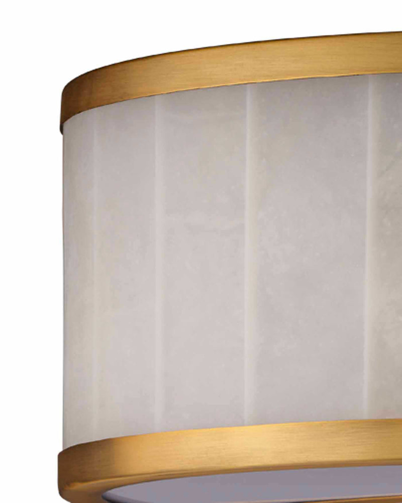 upsala alabaster flush mount ceiling light - large