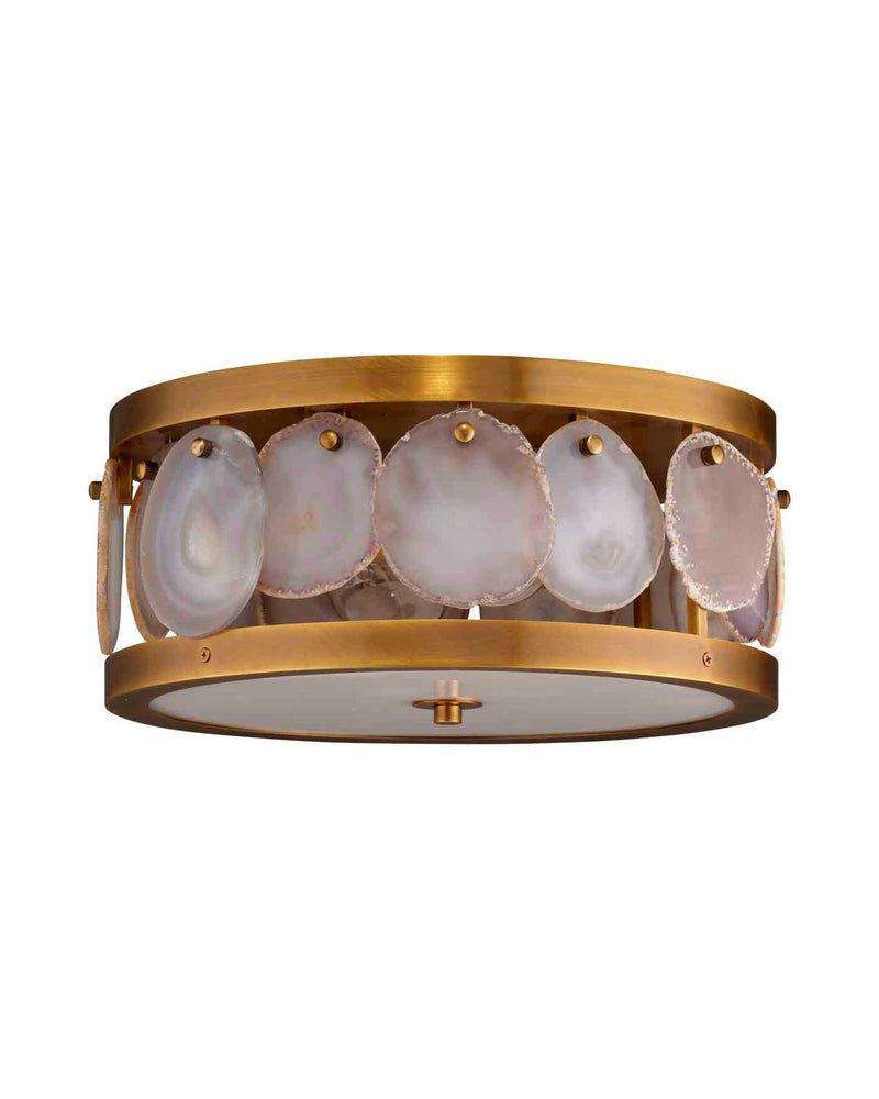 upsala agate flush mount ceiling light - small