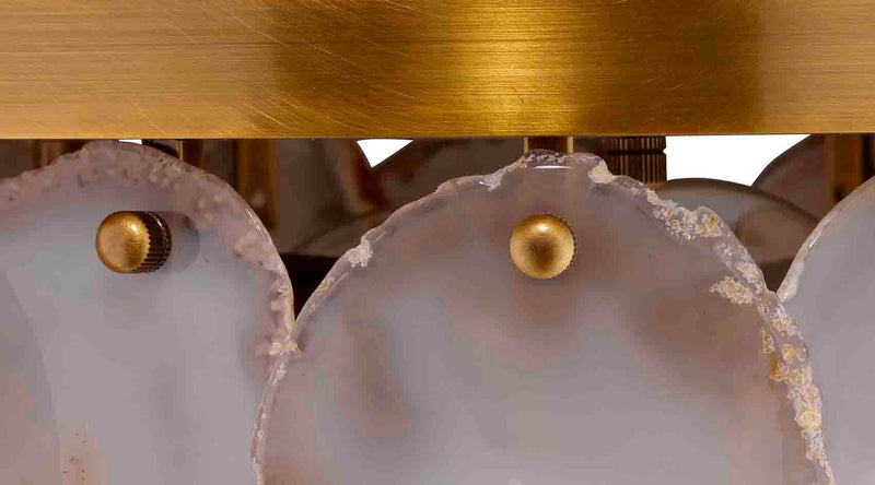 upsala agate flush mount ceiling light - small