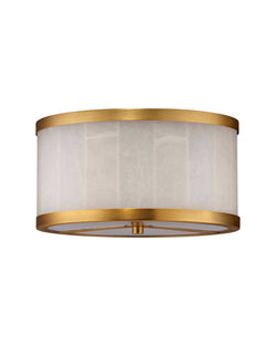 upsala alabaster flush mount ceiling light - small