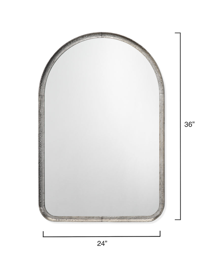 arch mirror silver leaf