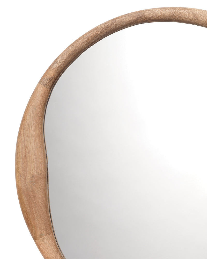 organic round mirror