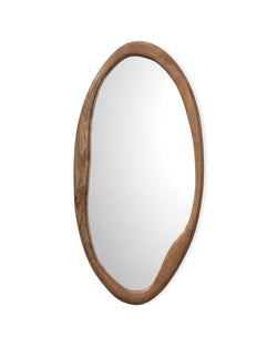 organic oval mirror