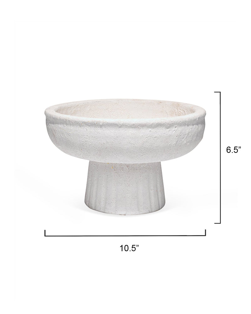 aegean pedestal bowl - small
