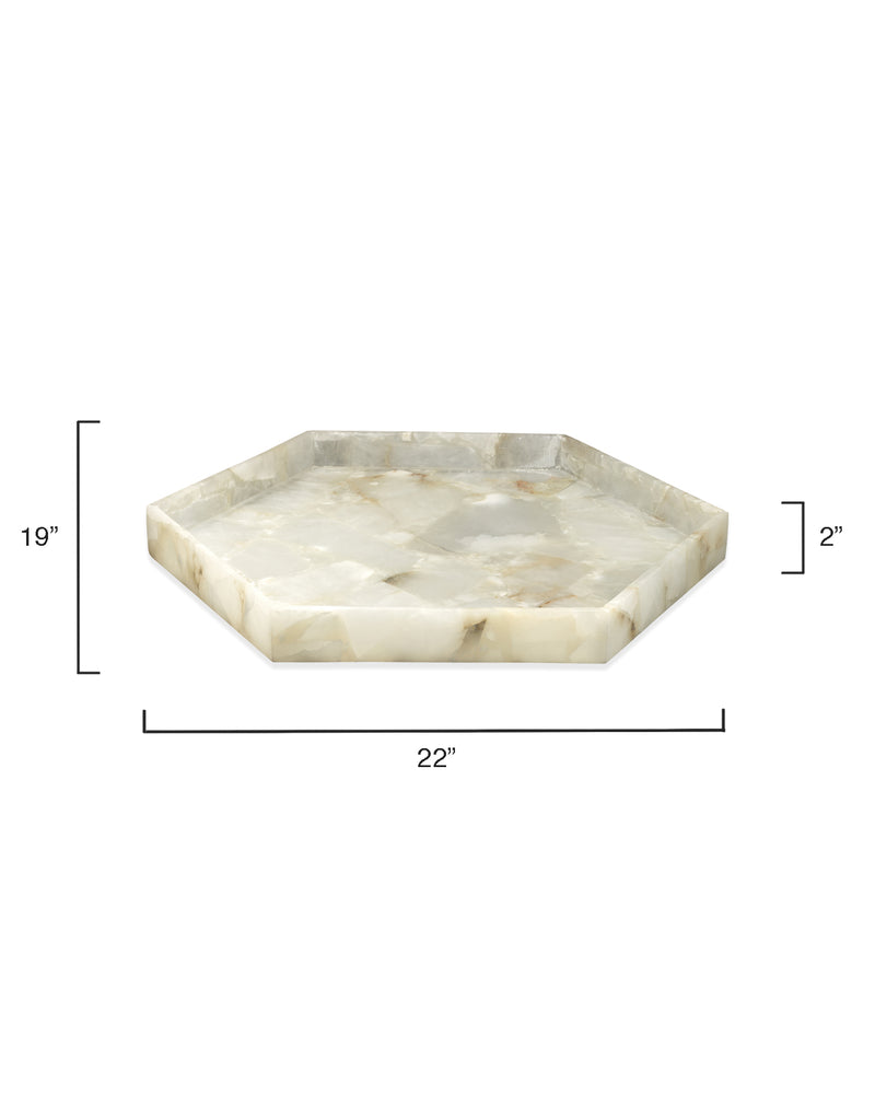 antonia hexagon tray - large