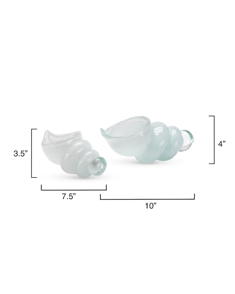 ariel shells (set of 2) - white