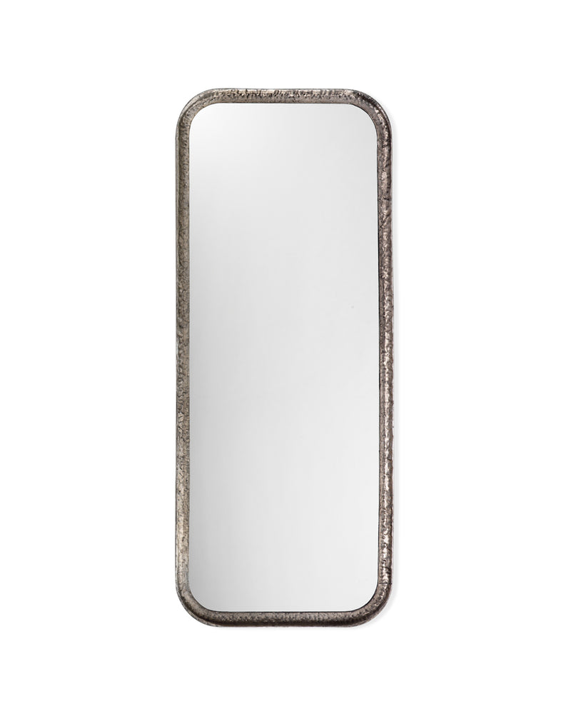 capital rectangle mirror silver leaf