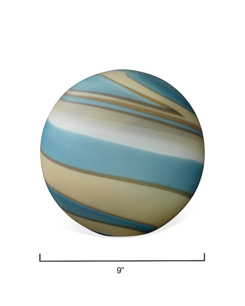 terrene cosmos glass spheres (set of 2)