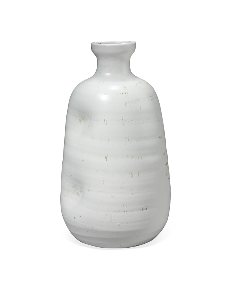 dimple vase white