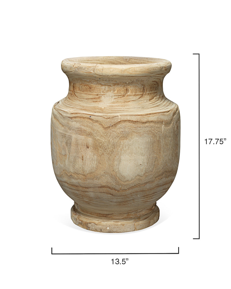 laguna wooden vase