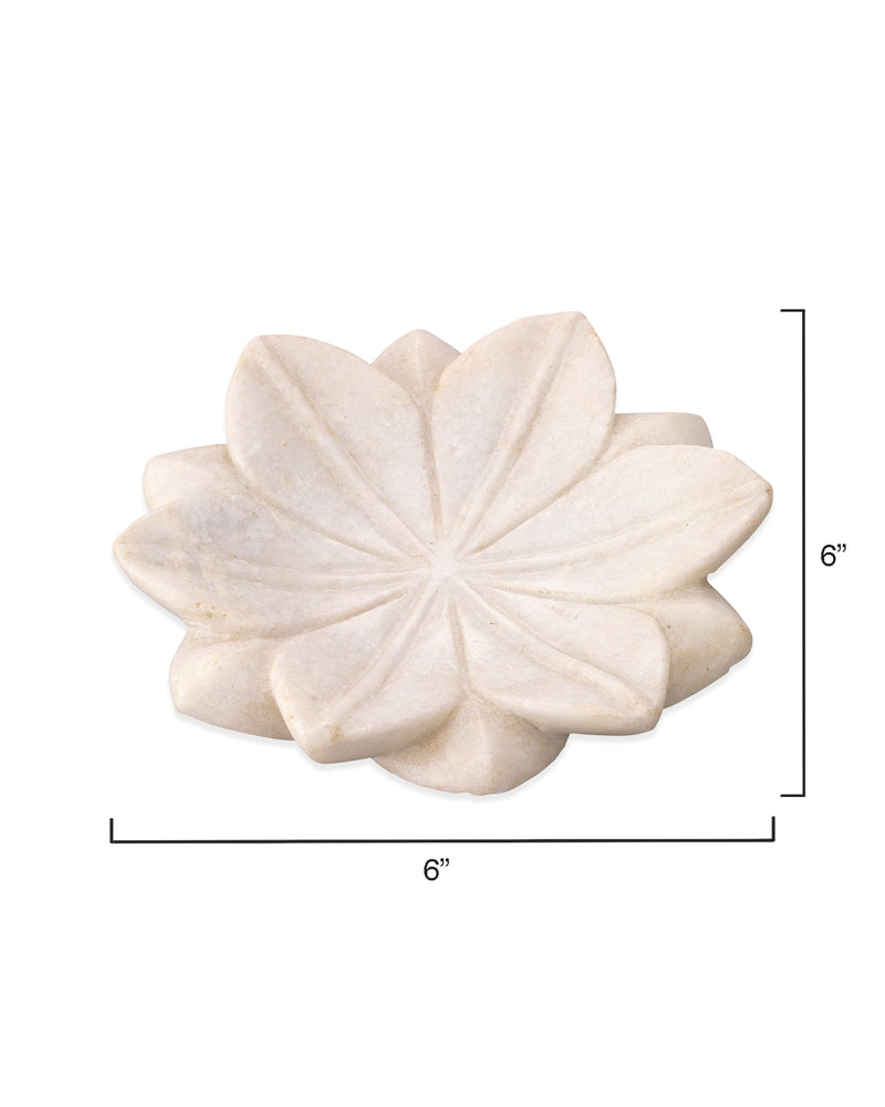 lotus marble plates (set of 3)