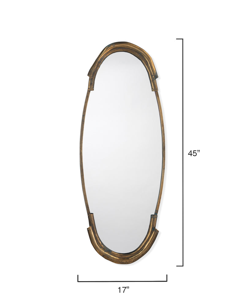 margaux mirror brass