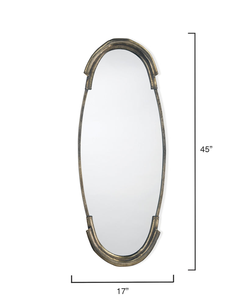 margaux mirror silver