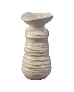 marine vase pearl cream - large