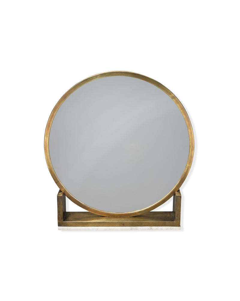 Brass makeup mirror discount