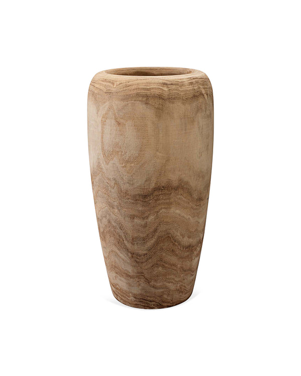 Ojai Small Wooden Vase