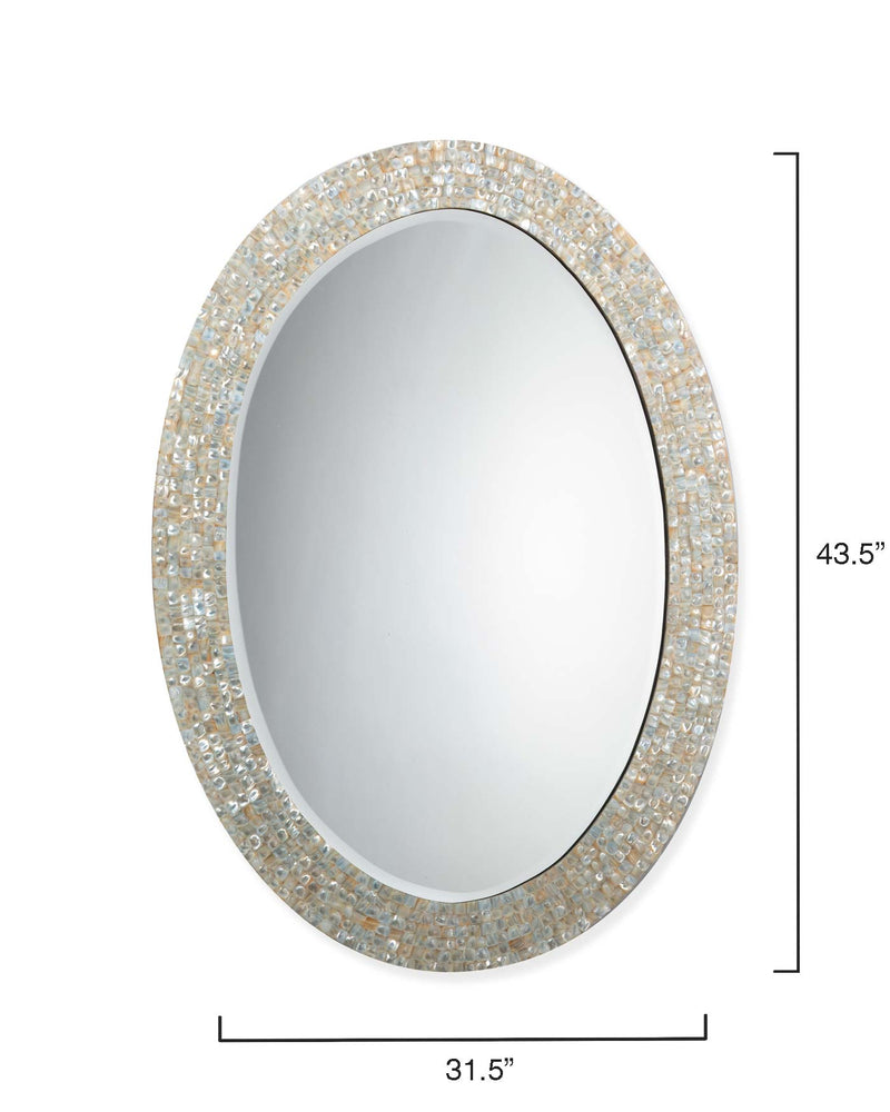 large oval mirror