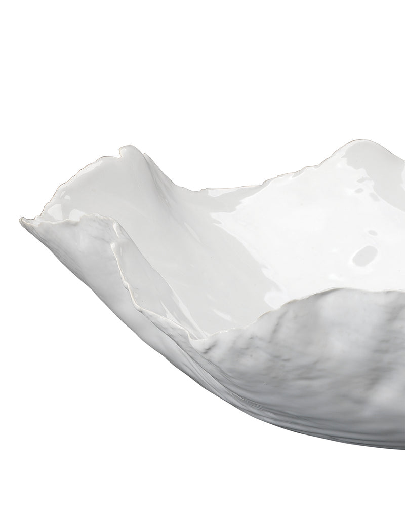 large peony bowl white