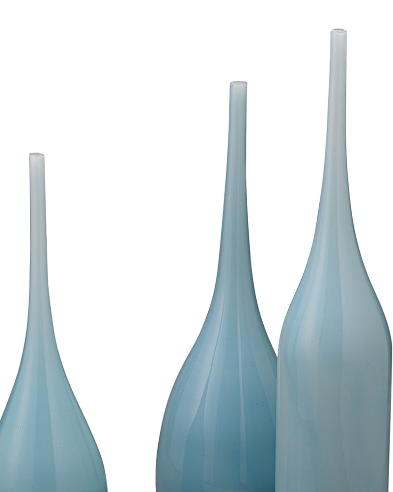 pixie vases (set of three) - periwinkle