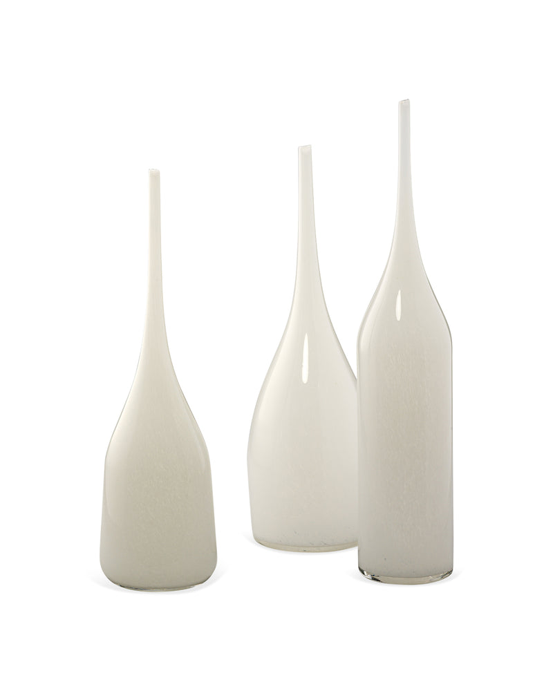 pixie vases (set of 3) - white