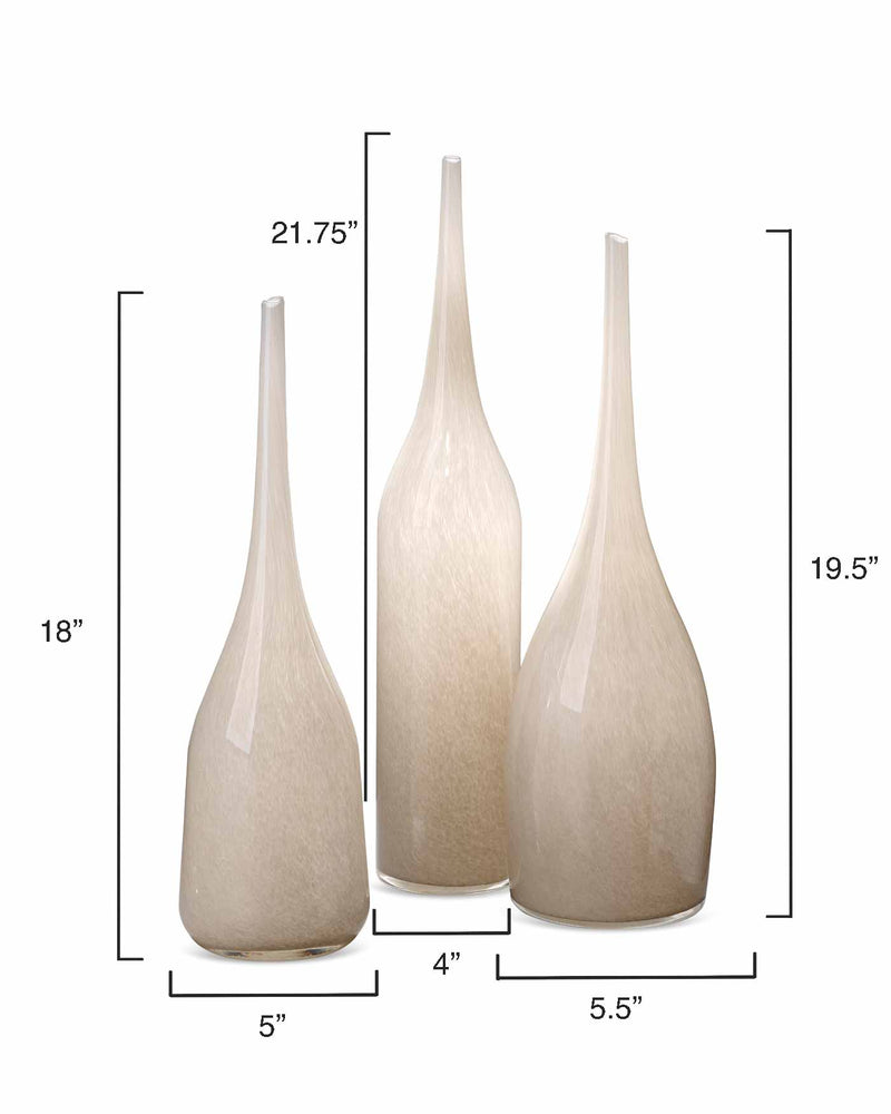 pixie vases grey (set of 3)