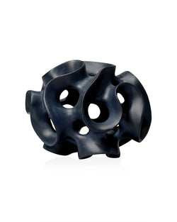 ribbon sphere - black