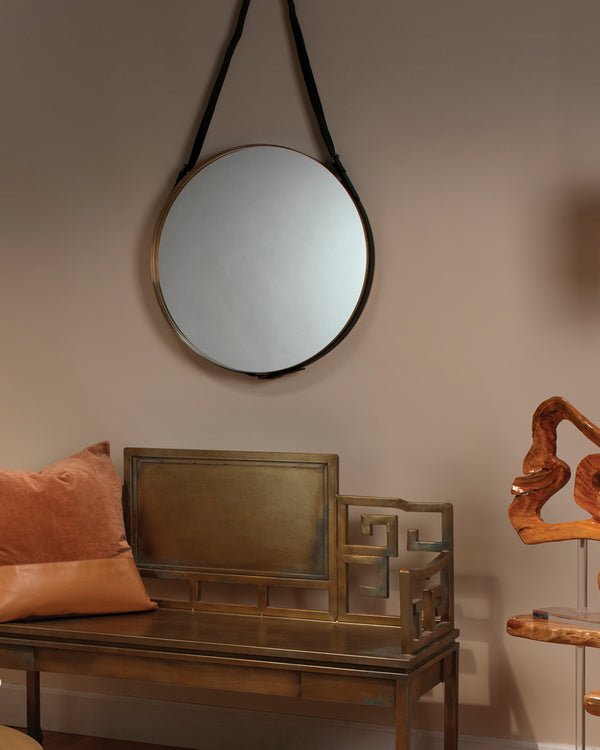 Round Mirror Brass - Large