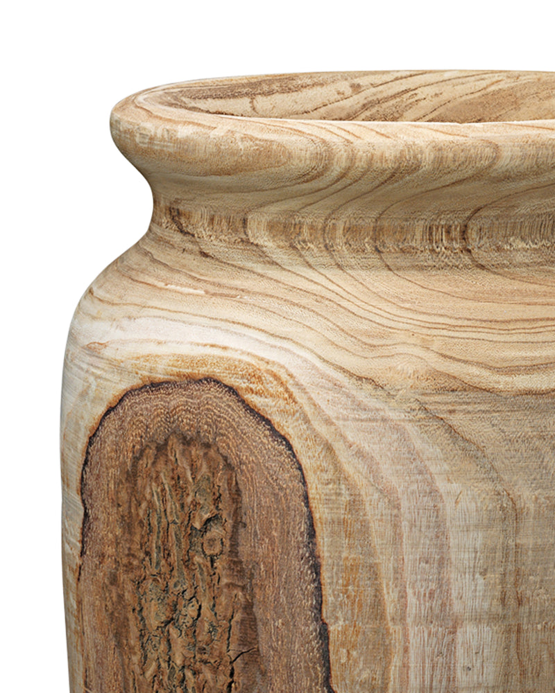 topanga wood vase