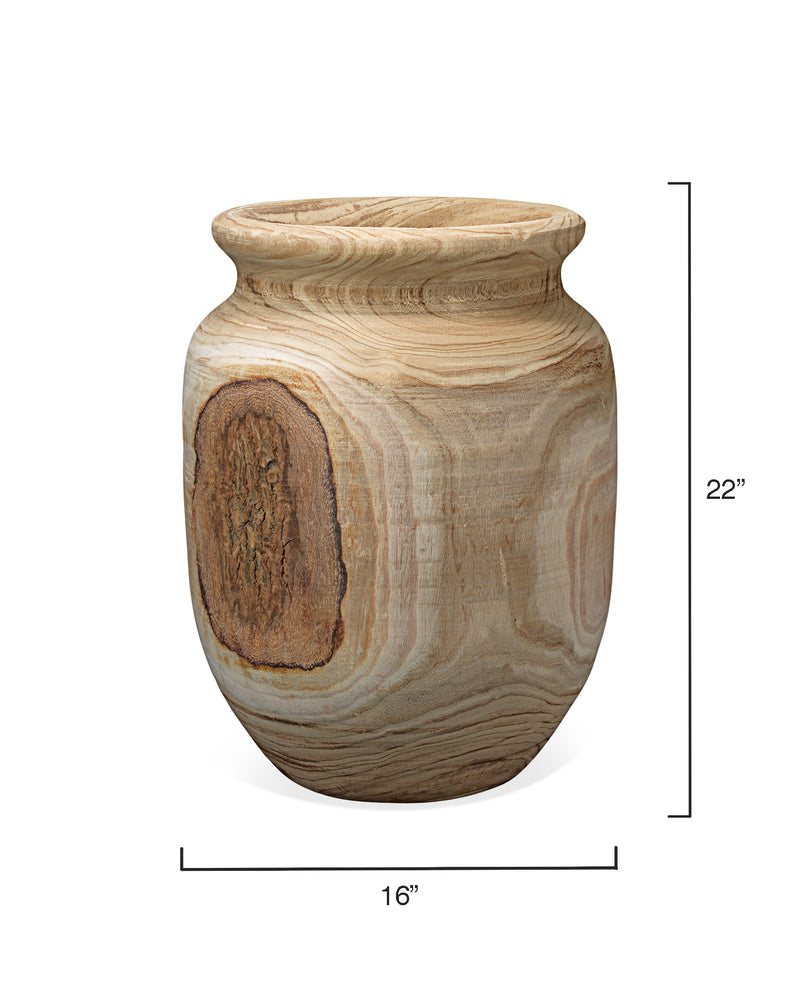 topanga wood vase