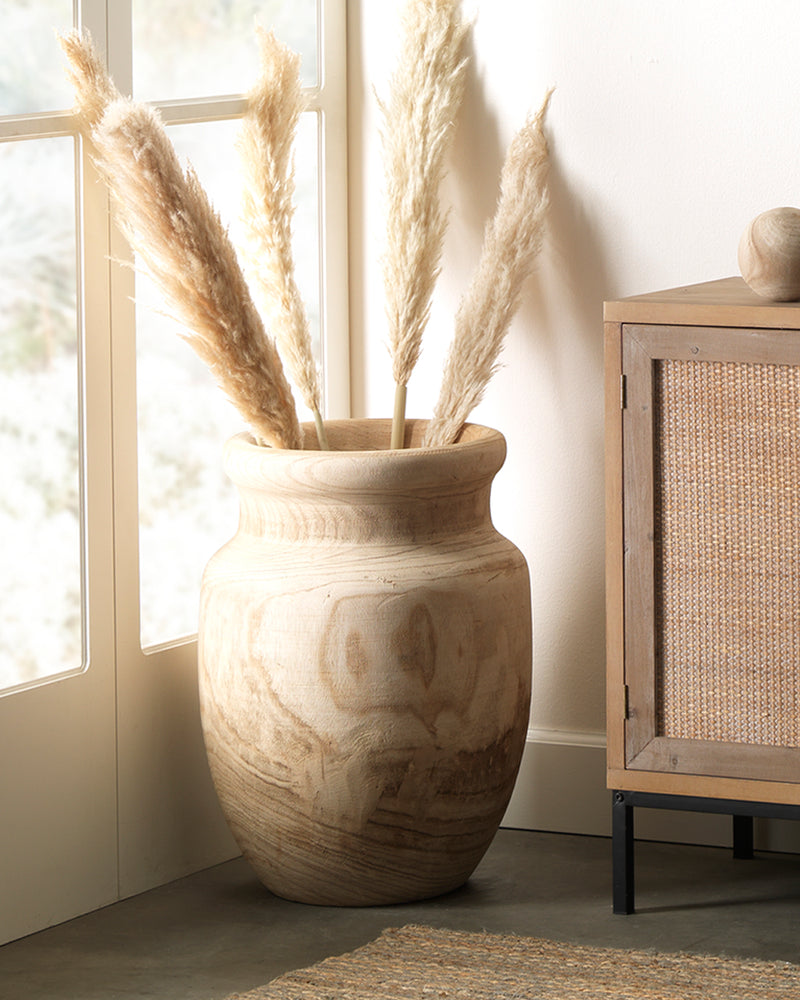 topanga wood vase