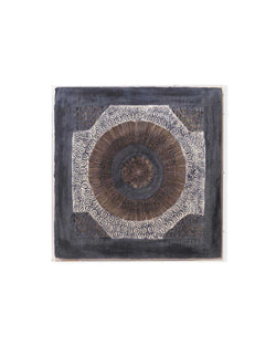 batik square framed wall art