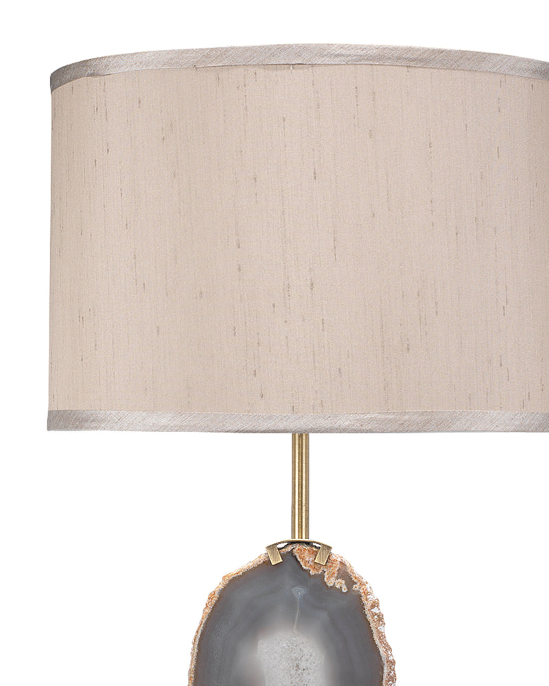 agate slice table lamp