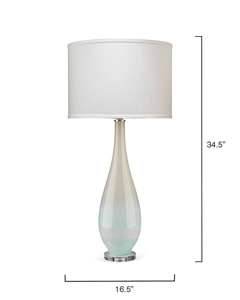 dewdrop table lamp blue
