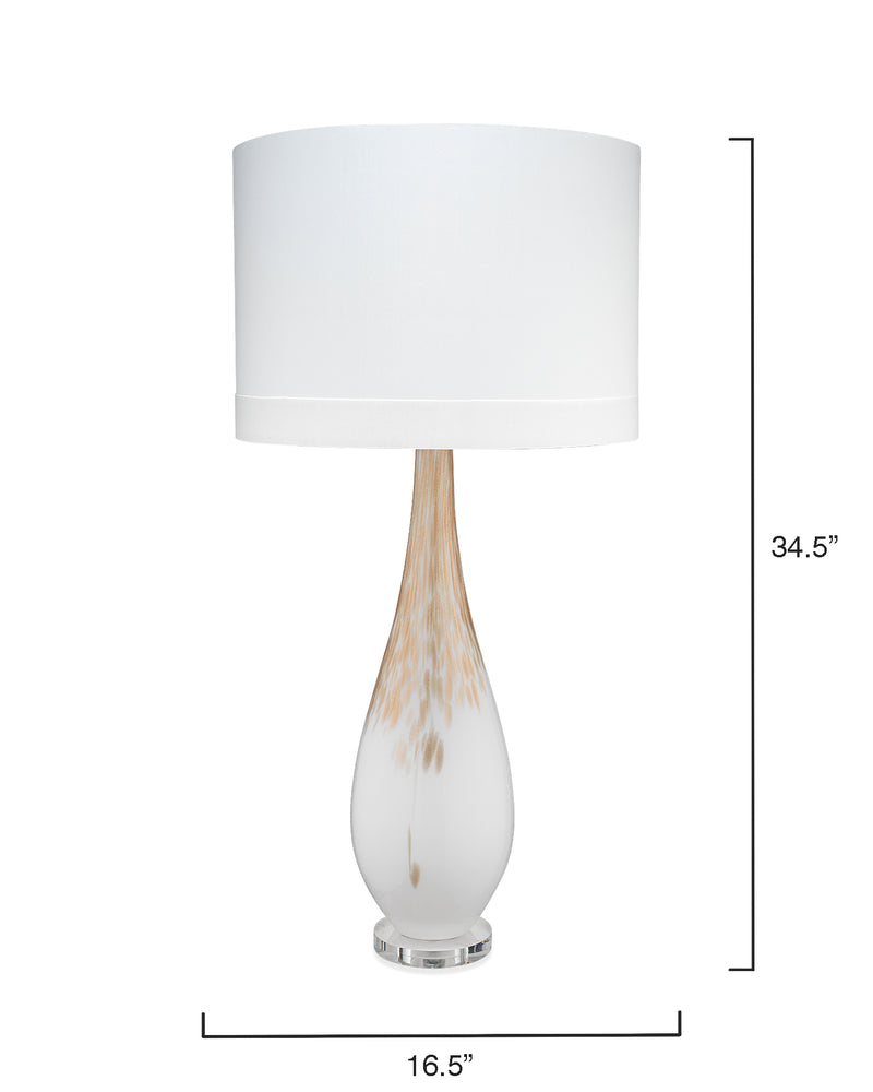 dewdrop table lamp white