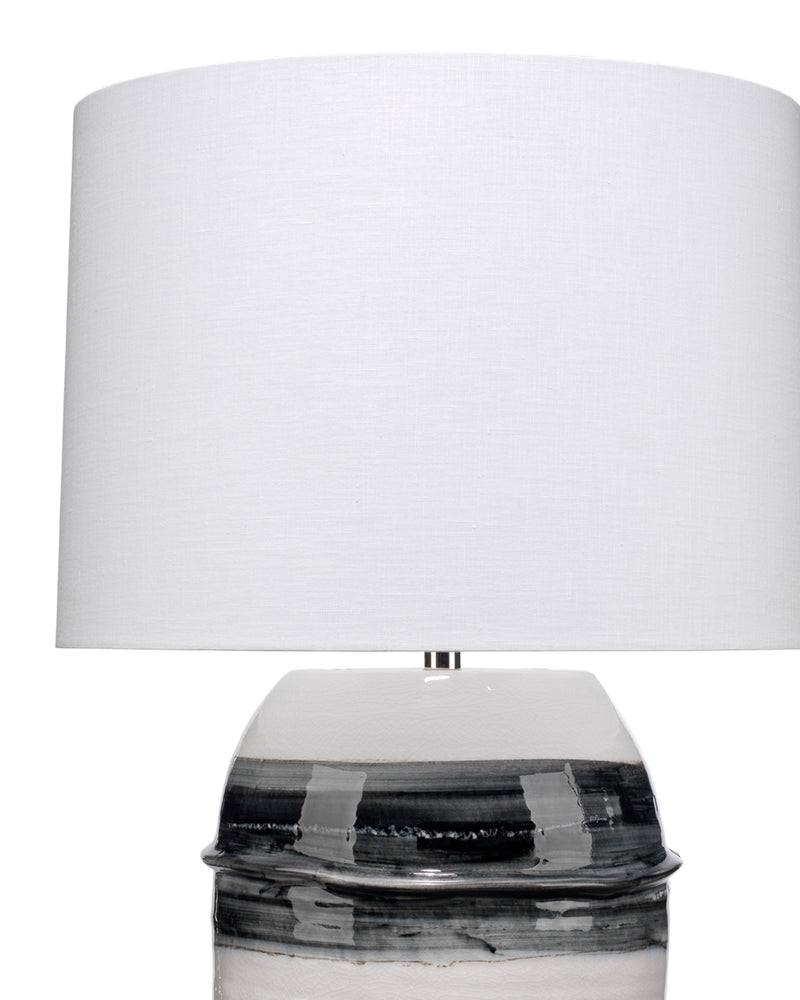 horizon striped table lamp